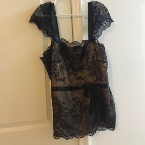 Lane Bryant gold and black blouse size 18/20